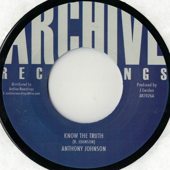 Anthony Johnson - Know The Truth | Archive Recordings (AR7026) - main