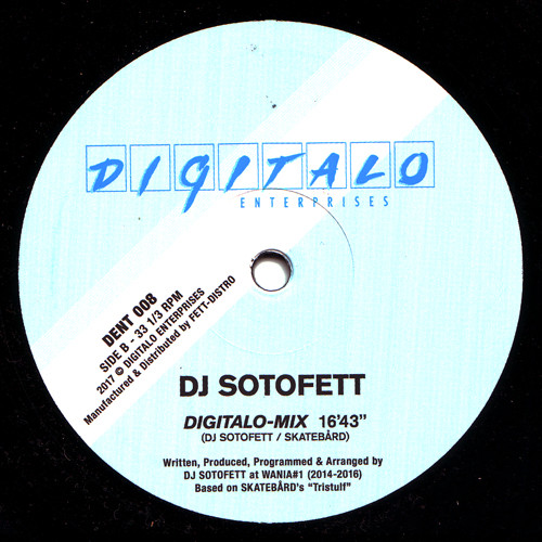 Skatebård / DJ Sotofett - Stalheim-Mix / Digitalo-Mix | Digitalo Enterprises (DENT 008) - 2 Skatebård / DJ Sotofett - Stalheim-Mix / Digitalo-Mix | Digitalo Enterprises (DENT 008) - 2