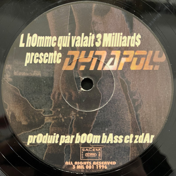 L'H0mme Qui Valait 3 Milliard$ - Foxy Lady / Dynapoly | Cassius (CASS 001) - 2