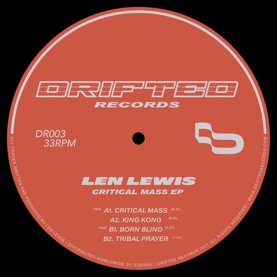 Len Lewis - Critical Mass EP  | Drifted (DR003) - main