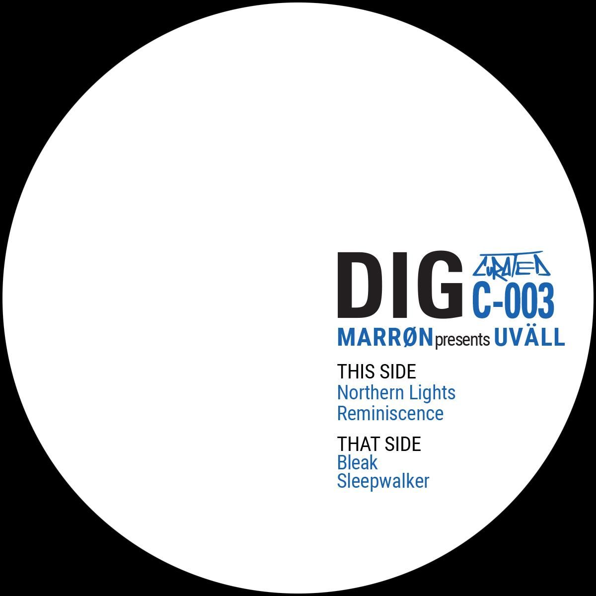 Uväll - MARRØN presents UVÄLL | Dust In Grooves (DIG-C003)