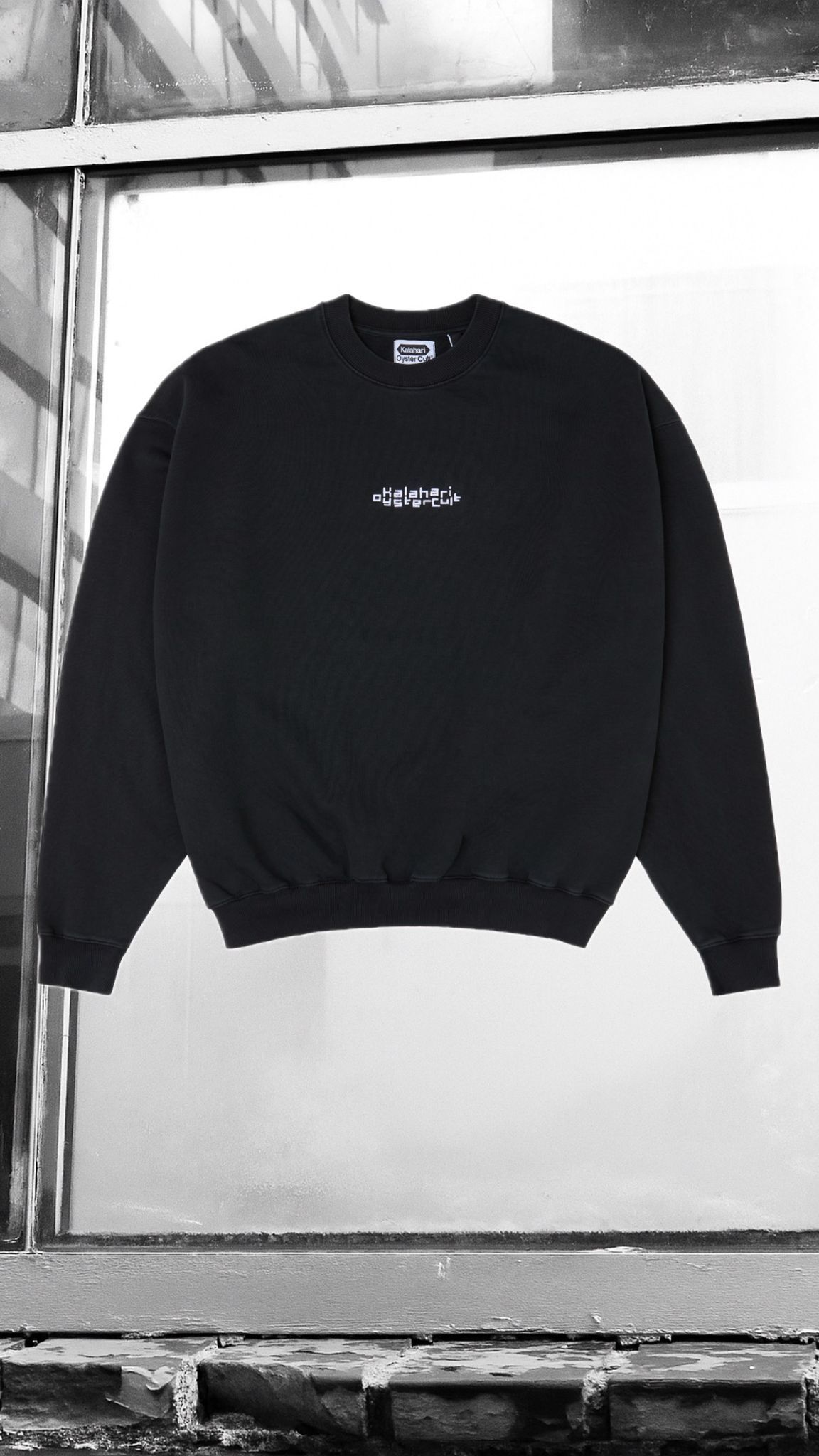 Kalahari Oyster Cult - KOC Logo Embroidered/Oversized Crewneck