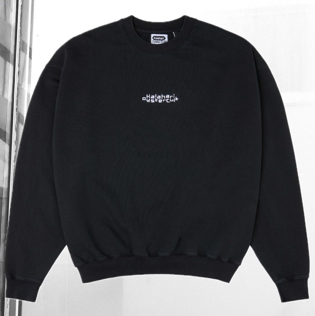 Kalahari Oyster Cult - KOC Logo Embroidered/Oversized Crewneck - main Kalahari Oyster Cult - KOC Logo Embroidered/Oversized Crewneck - main