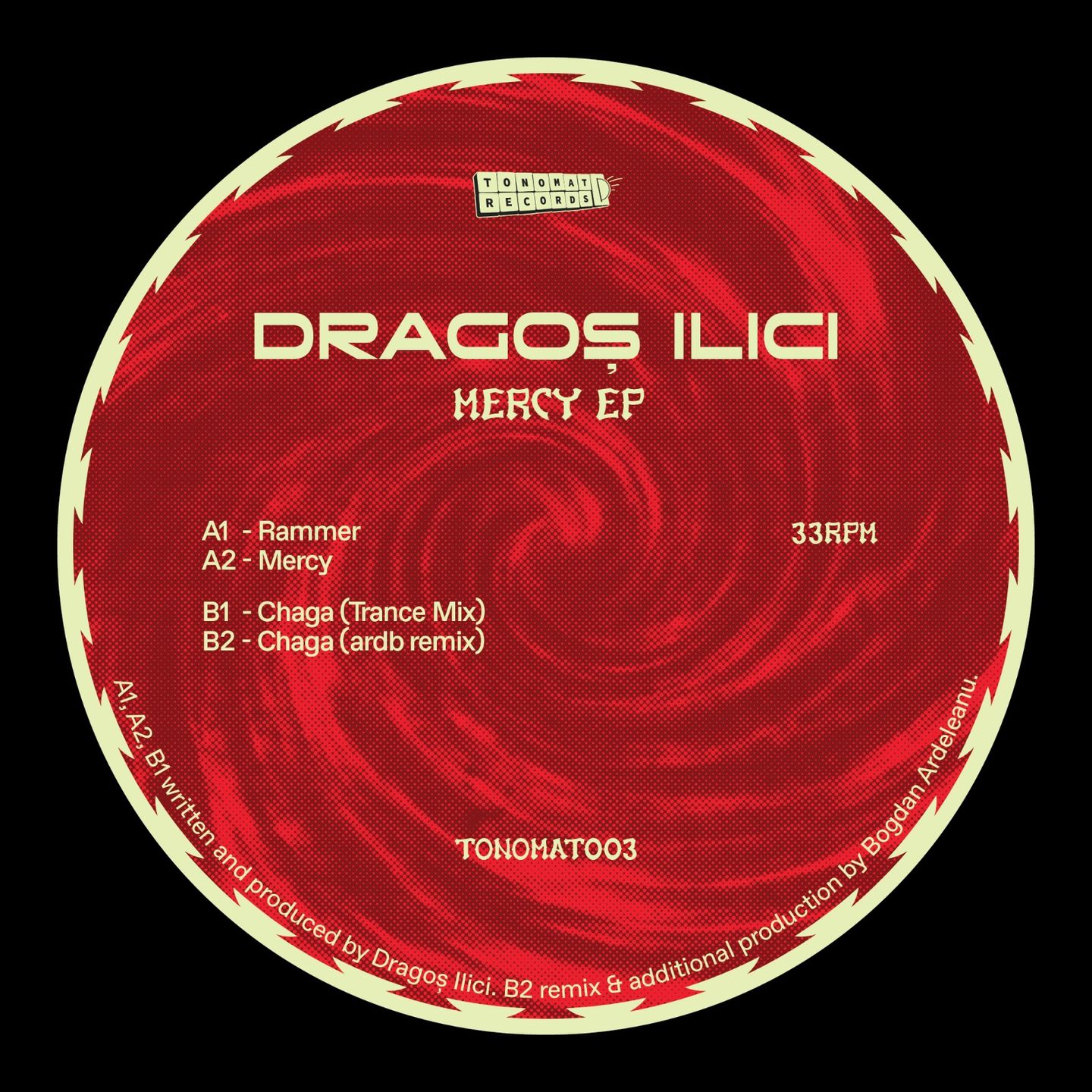 Dragoș Ilici - Mercy EP | Tonomat (TONOMAT003)