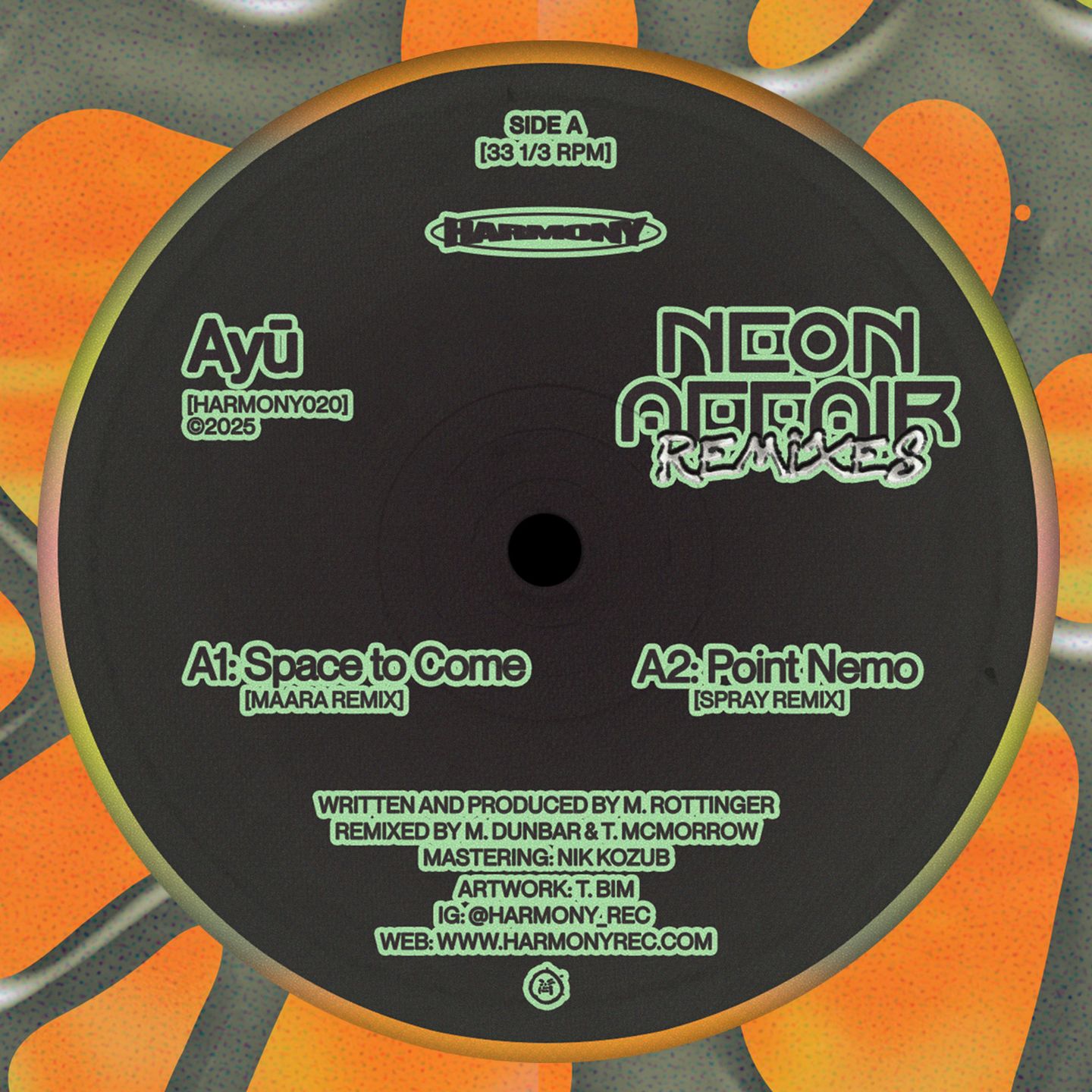 Ayū - Neon Affair [Remixes] | Harmony Rec. (HARMONY020)