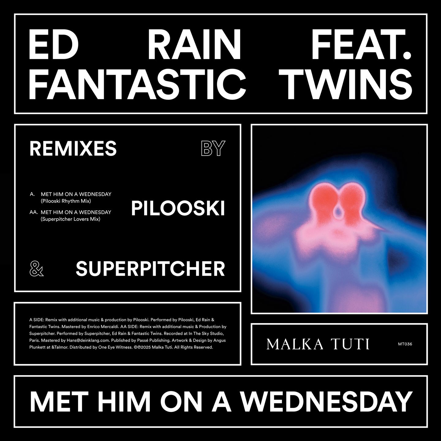Ed Rain - Met him on a Wednesday Remixes | Malka Tuti (MT0036) - main