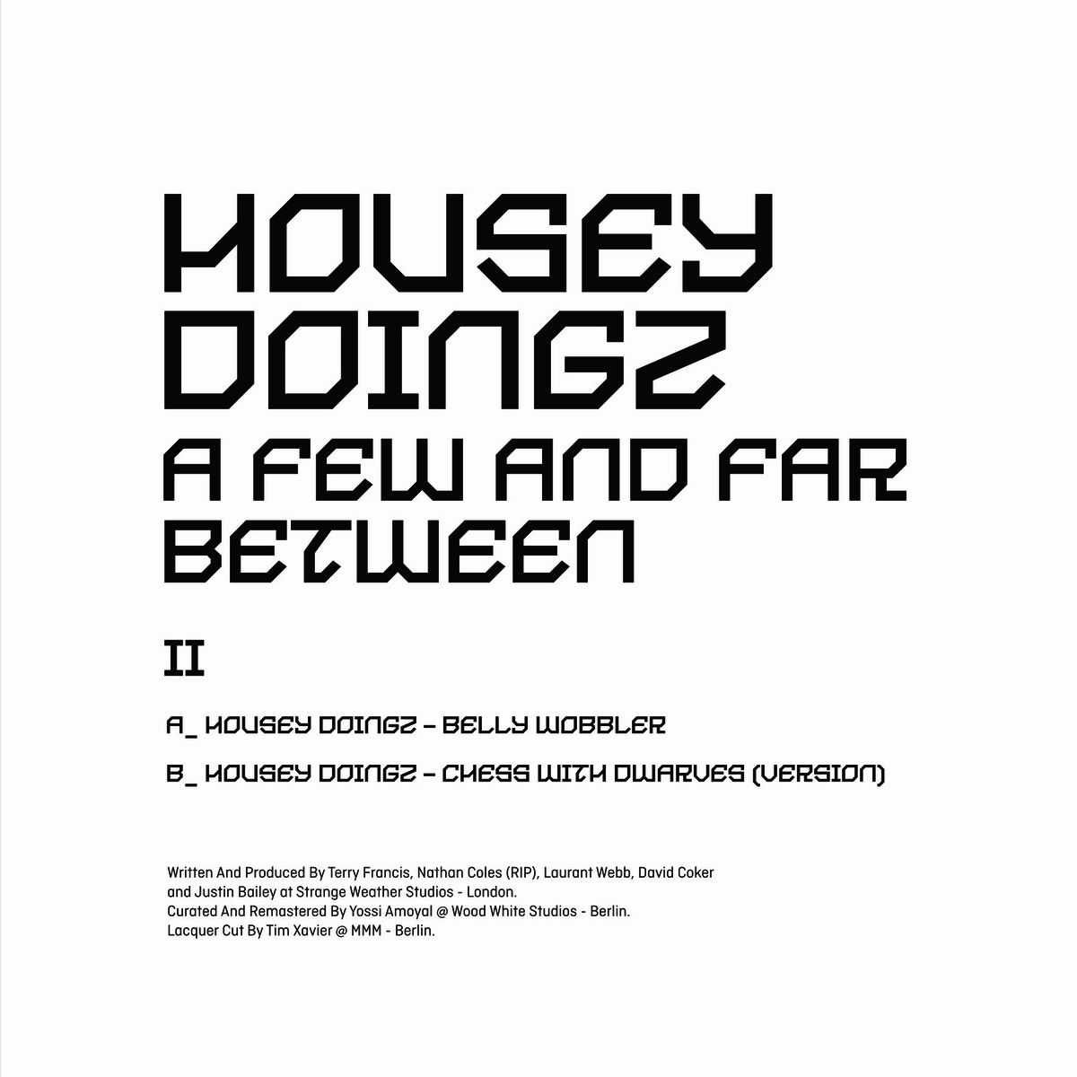 Housey Doingz - A Few And Far Between II | Sushitech Records (SUSH82)