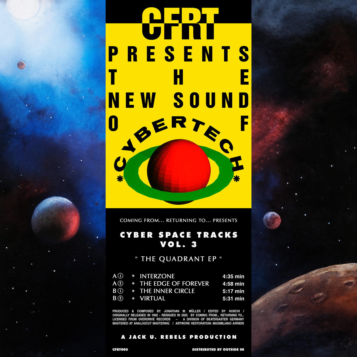 Jack U Rebels - Cyber Space Tracks Vol. 3 - The Quadrant EP | Coming From... Returning To... (CFRT005) - 3