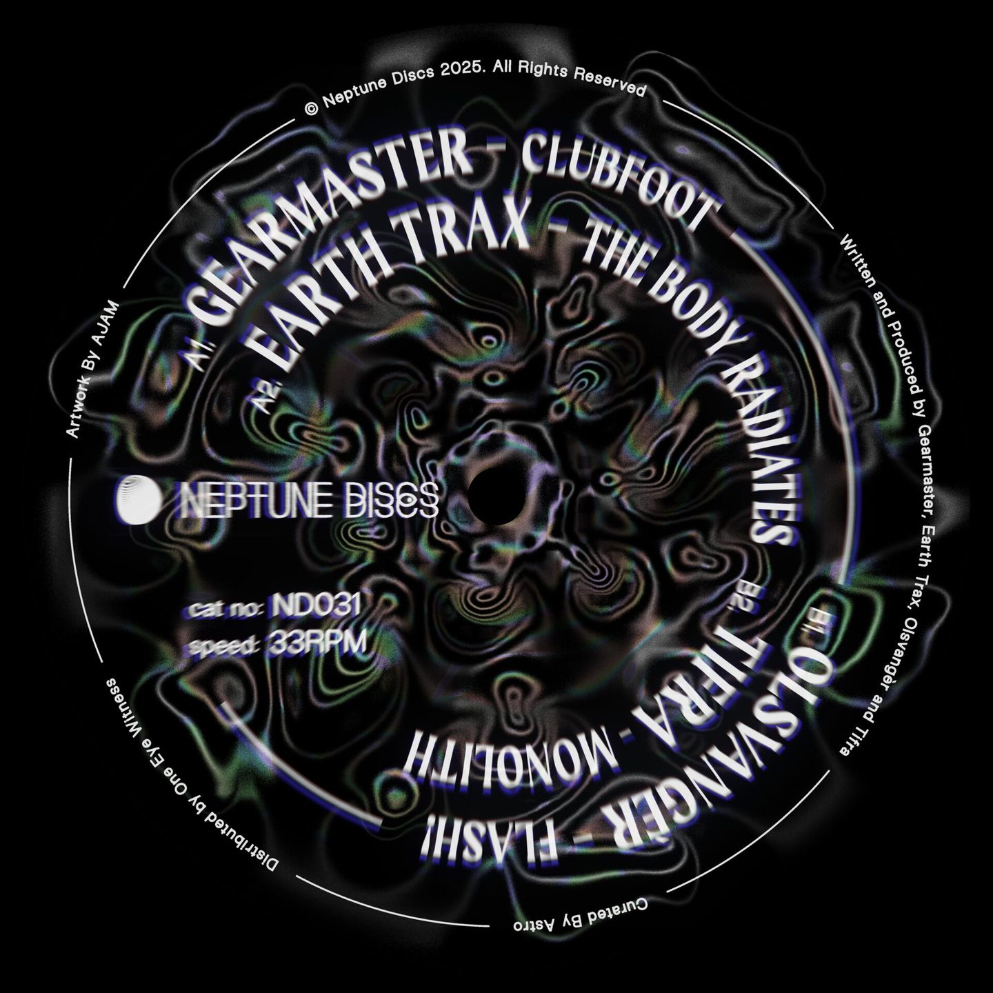 Tifra  &  Earth Trax  &  Gearmaster  &  Olsvanger - Various Artist — Vol. 11 | Neptune Discs (ND031) - main Tifra  &  Earth Trax  &  Gearmaster  &  Olsvanger - Various Artist — Vol. 11 | Neptune Discs (ND031) - main