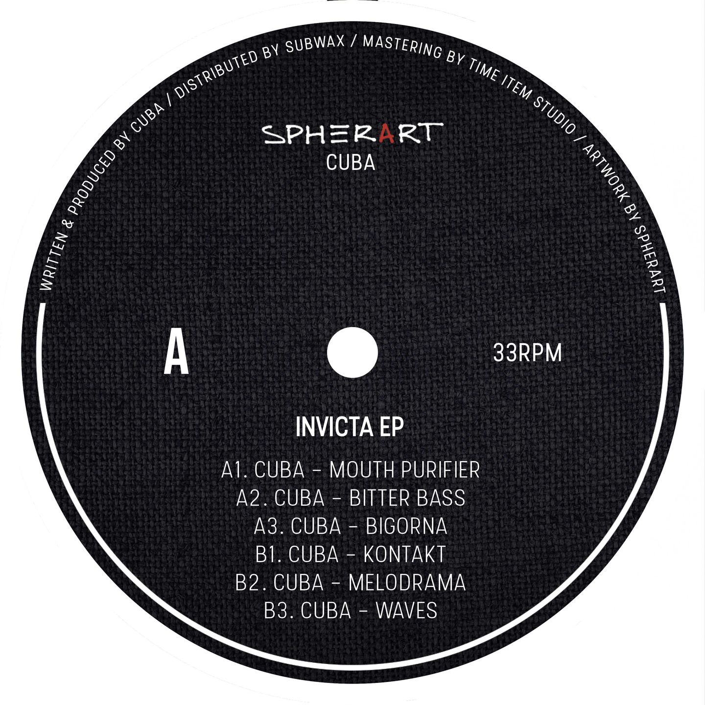Cuba - Invicta EP | Spherart Records (KUNST002) - 2 Cuba - Invicta EP | Spherart Records (KUNST002) - 2
