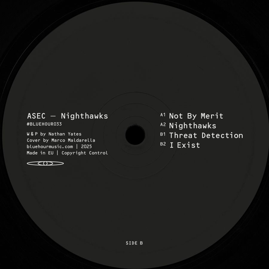 ASEC - ASEC – Nighthawks EP | Blue Hour (BLUEHOUR033) - 2 ASEC - ASEC – Nighthawks EP | Blue Hour (BLUEHOUR033) - 2