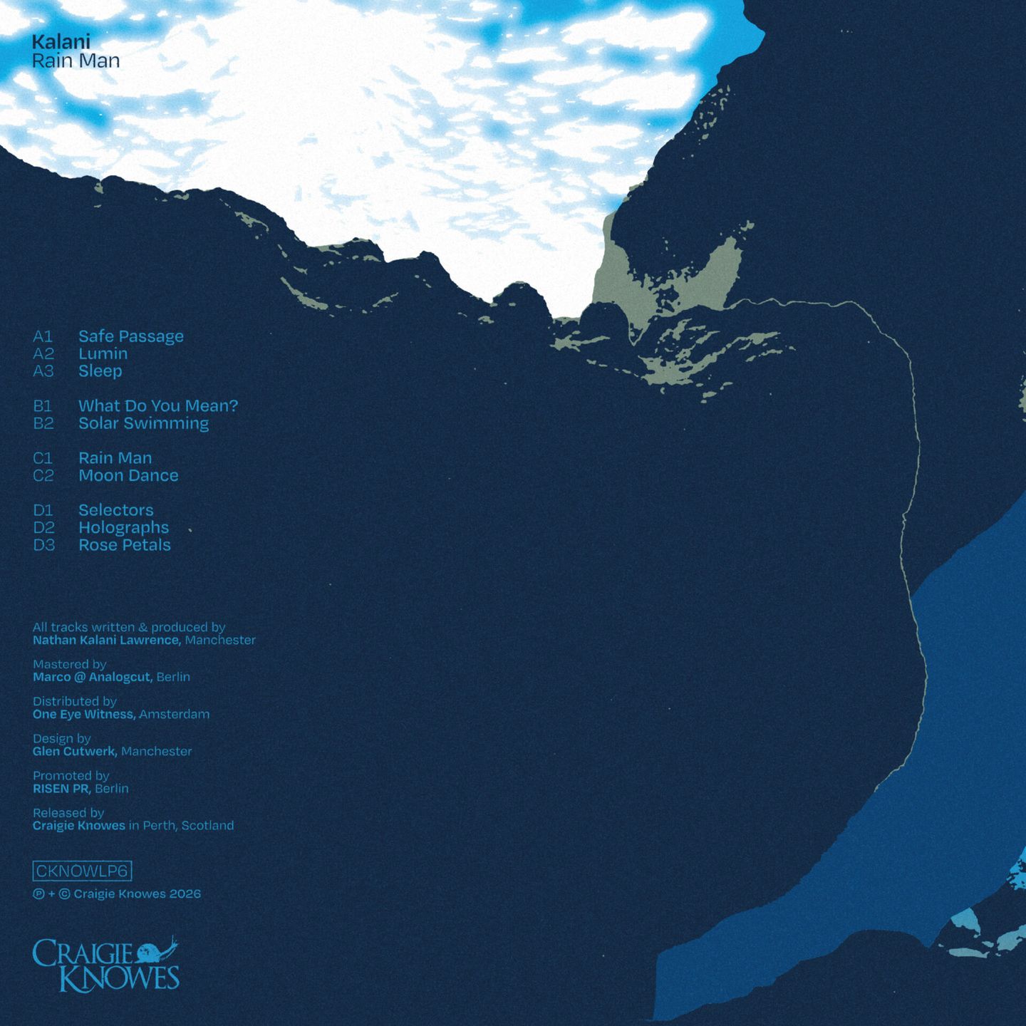 Kalani - Rain Man LP | Craigie Knowes (CKNOWLP6) - main Kalani - Rain Man LP | Craigie Knowes (CKNOWLP6) - main