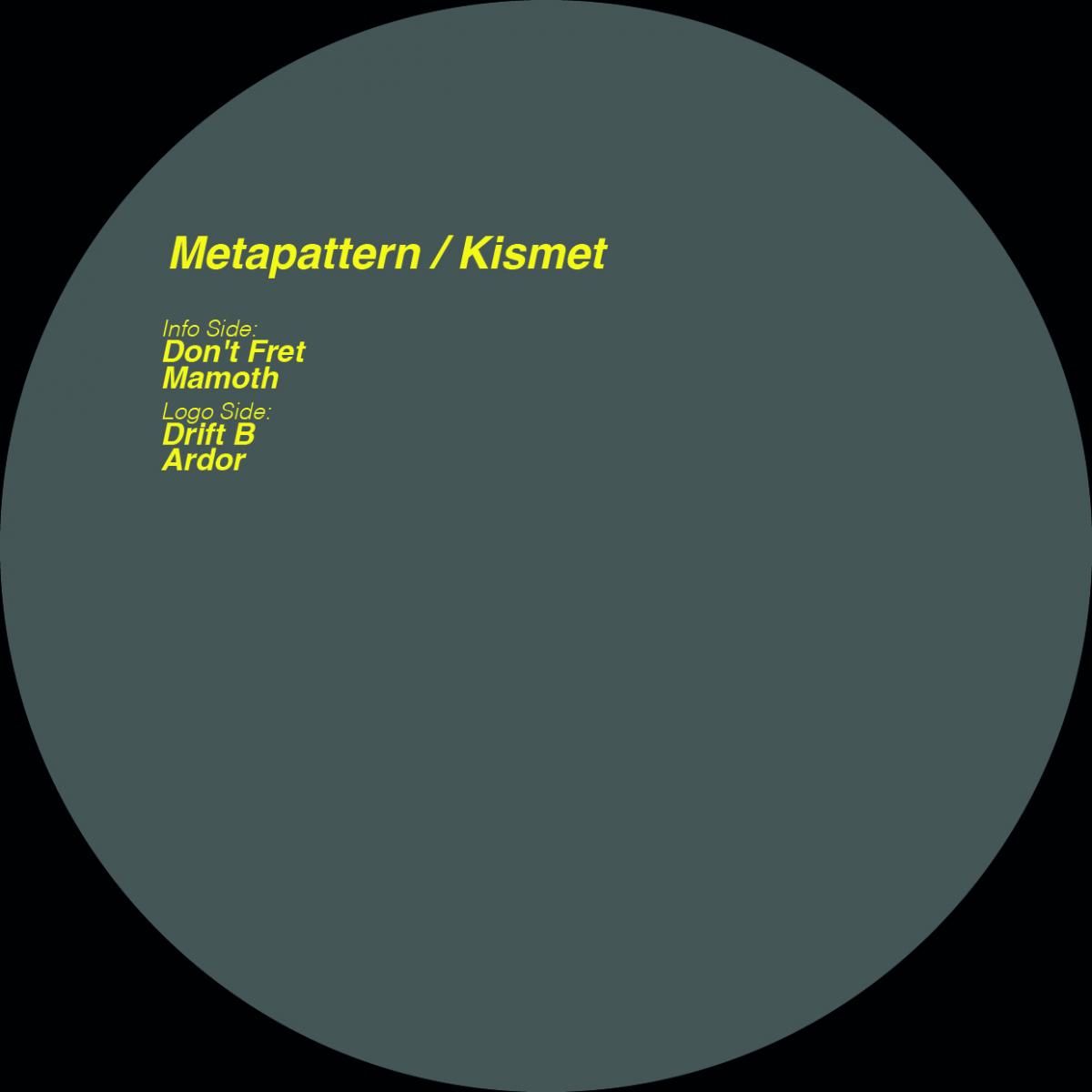 Metapattern - Kismet | Key Vinyl (KEY051) Metapattern - Kismet | Key Vinyl (KEY051)