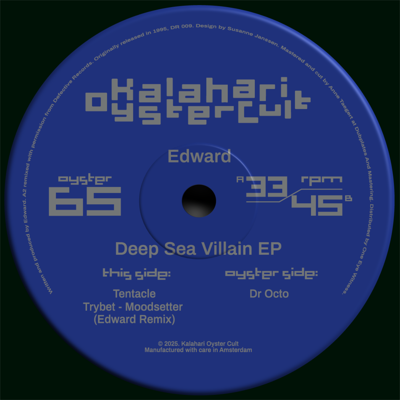 Edward - 2025 REPRESS | Kalahari Oyster Cult (OYSTER65) - 2 Edward - 2025 REPRESS | Kalahari Oyster Cult (OYSTER65) - 2