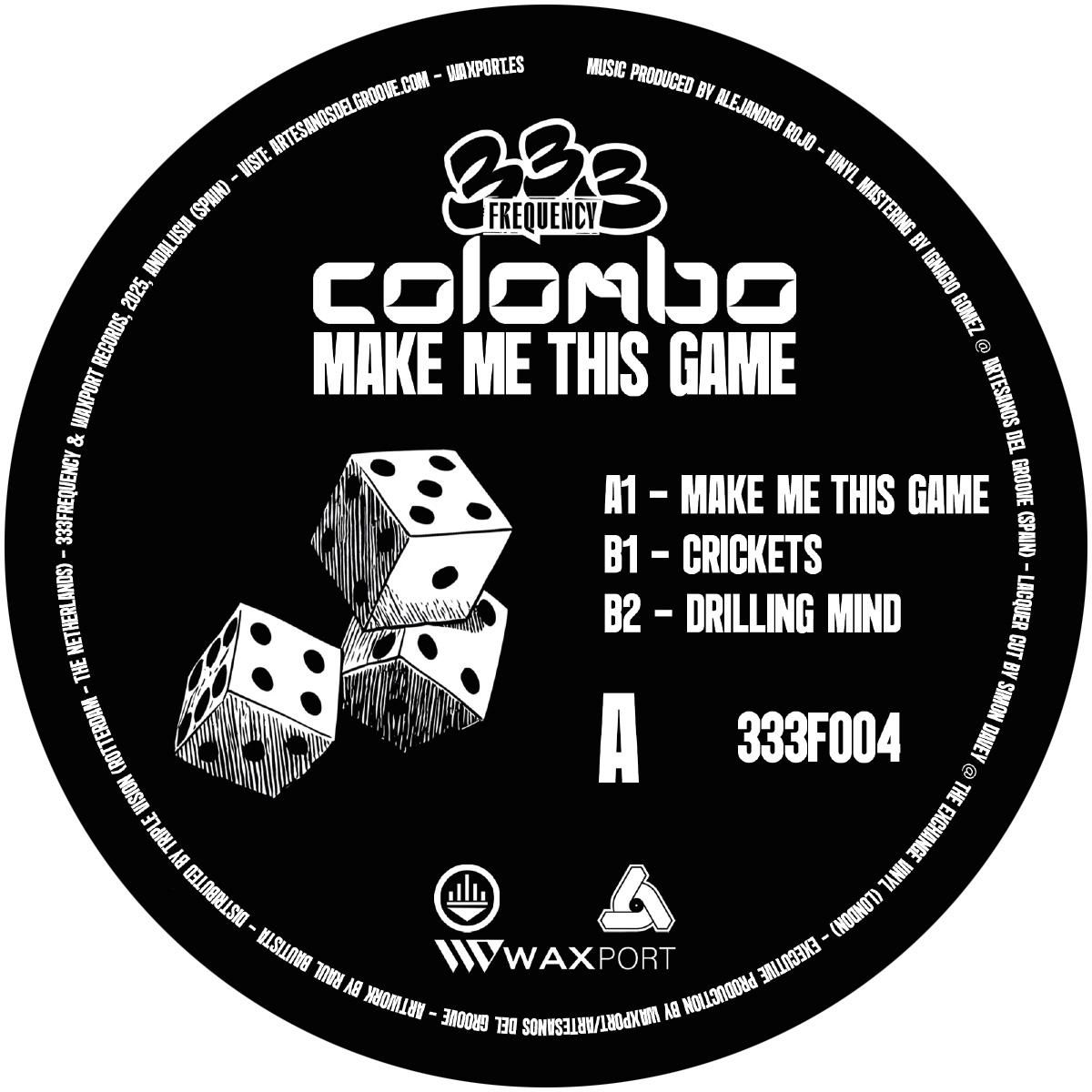 Colombo - Make Me This Game | 333Frequency (333F004) - main