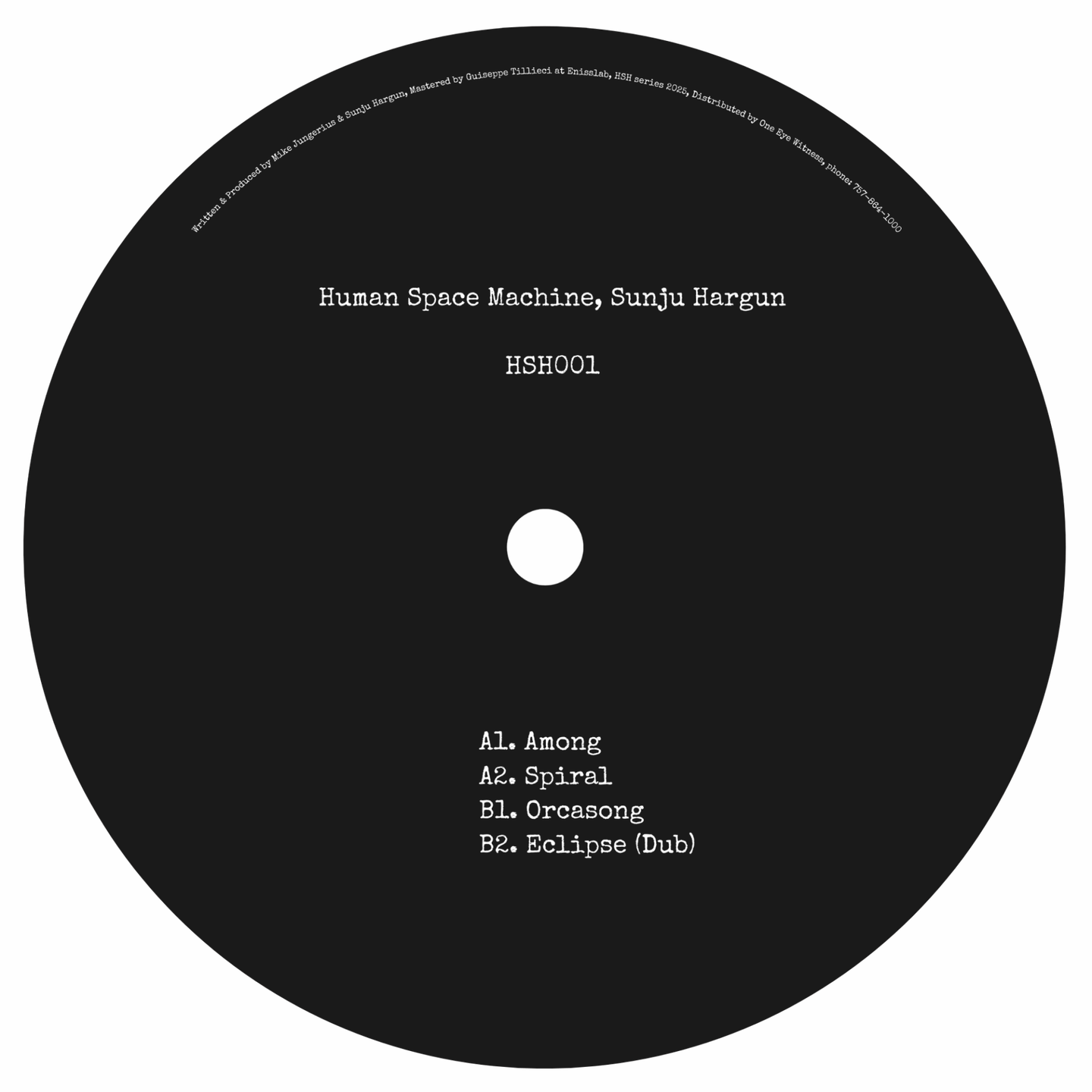 Human Space Machine  &  Sunju Hargun - HSH001 | HSH Series (HSH001) - 3