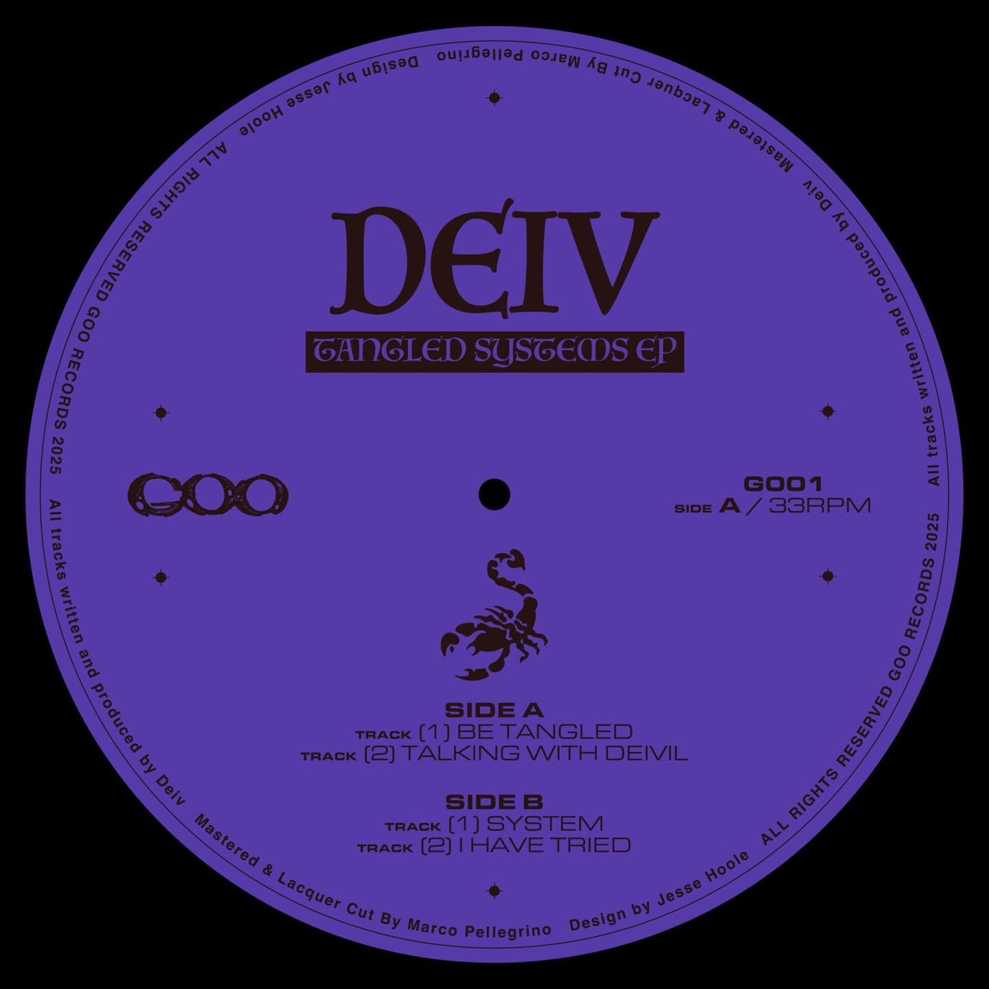 Deiv - Tangled Systems EP | Goo (G001) - main