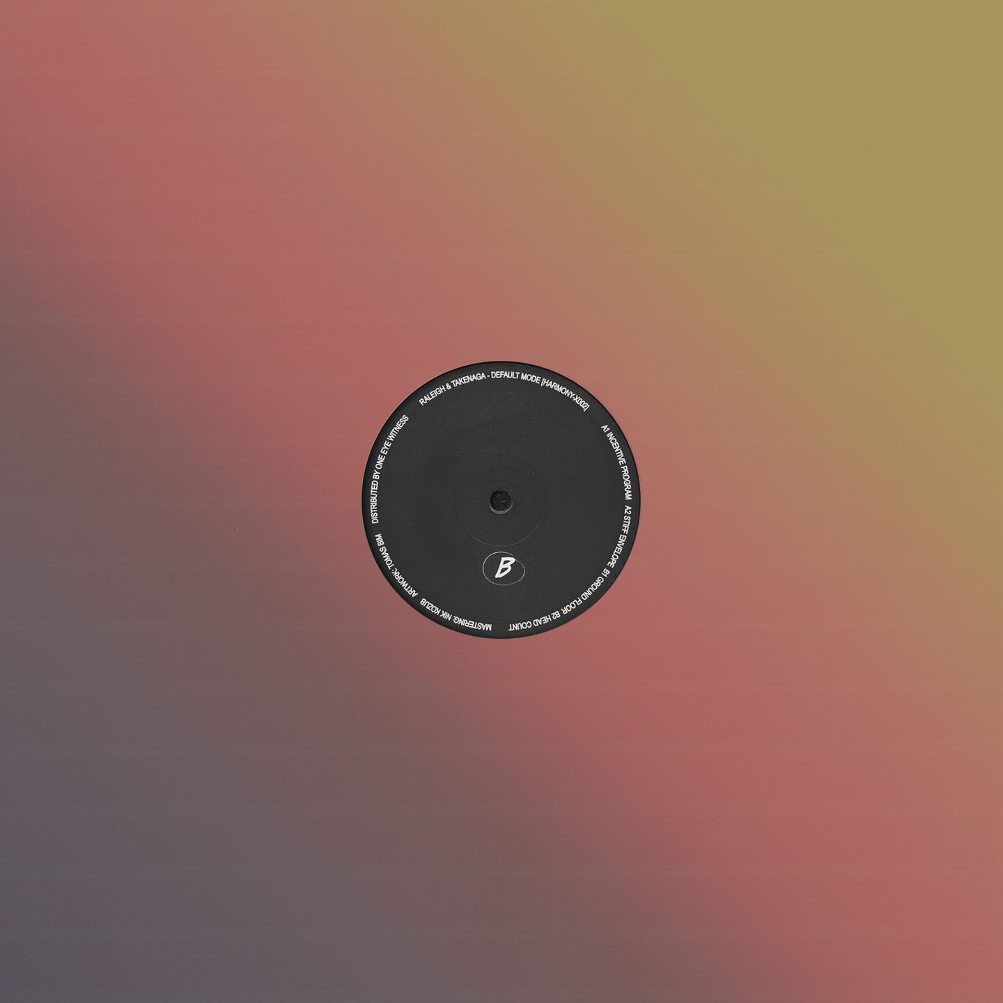 Raleigh  &  Takenaga - Default Mode | Harmony Rec. (HARMONY-X002) - 3