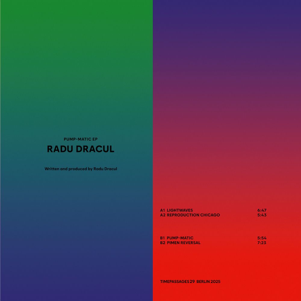 Radu Dracul - Pump-Matic EP | Time Passages (TP29) - 3