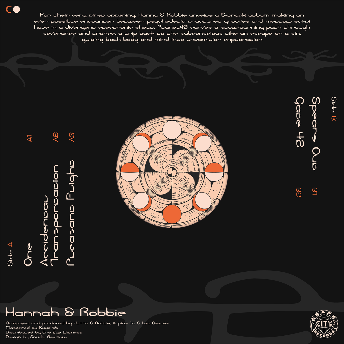 Hanna & Robbie - Planet 42 | Grape City Records (GRAPE002) - 3 Hanna & Robbie - Planet 42 | Grape City Records (GRAPE002) - 3