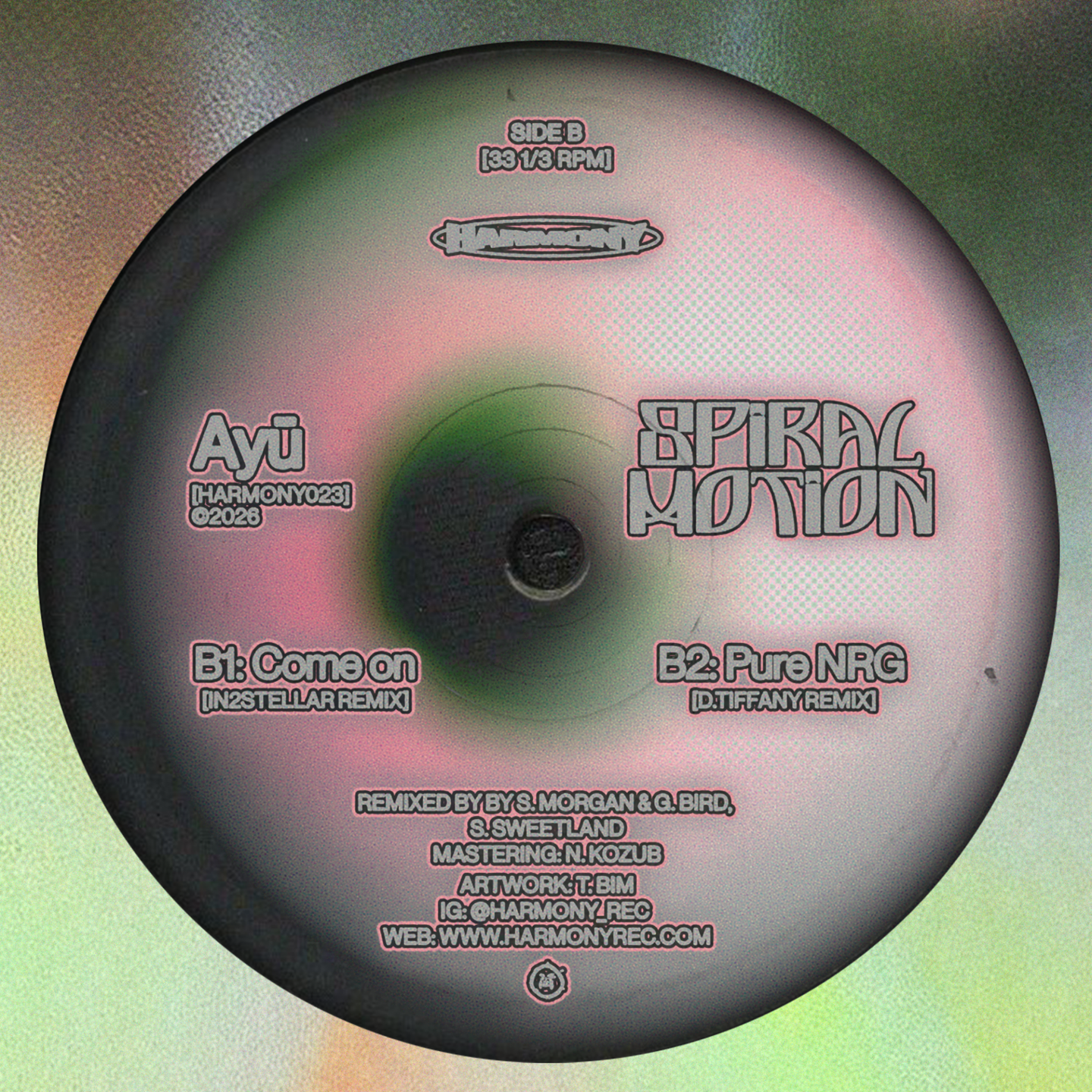 Ayū - Spiral Motion | Harmony Rec. (HARMONY023) - 3