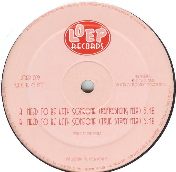 DJ V. - Need To Be With Someone | Loep Records (LOEP 009) - 3