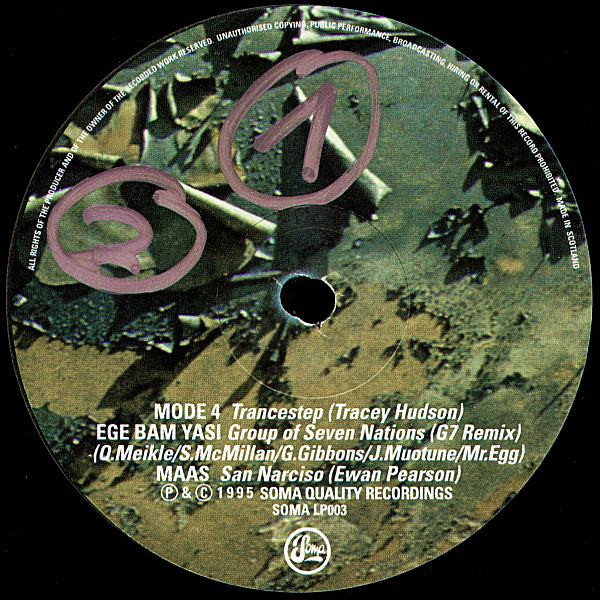 Various - Soma Quality Recordings - Volume 2 | Soma Quality Recordings (SOMA LP003) - 6 Various - Soma Quality Recordings - Volume 2 | Soma Quality Recordings (SOMA LP003) - 6