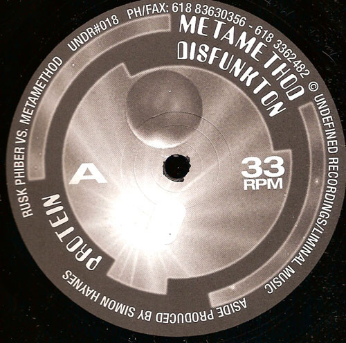 Rusk Phiber vs. Metamethod - Disfunktion | Undefined Recordings (UNDEF 018) - main