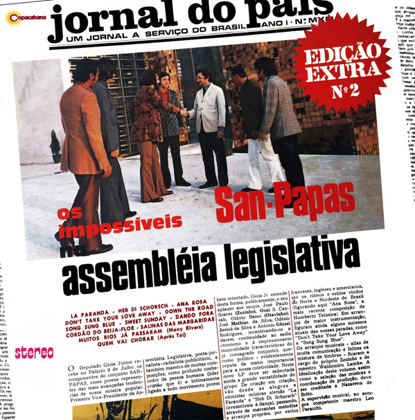 Os Impossíveis / San-Papas - Edição Extra No. 2 | Copacabana (CLP 11696) - main Os Impossíveis / San-Papas - Edição Extra No. 2 | Copacabana (CLP 11696) - main