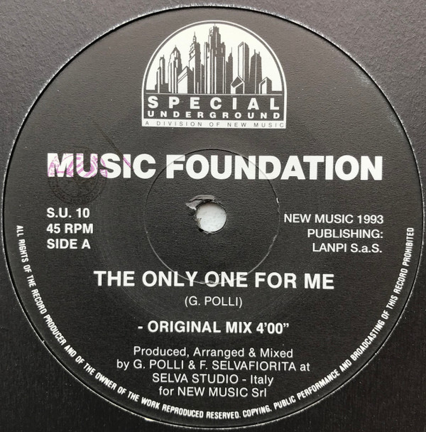 Music Foundation - The Only One For Me | Special Underground (S.U. 10) Music Foundation - The Only One For Me | Special Underground (S.U. 10)