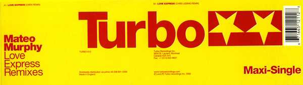 Mateo Murphy - Love Express Remixes | Turbo (TURBO-012) - 3