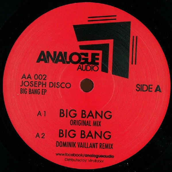 Joseph Disco - Big Bang EP | Analogue Audio (AA 002)