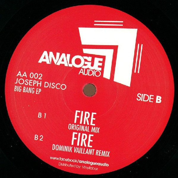 Joseph Disco - Big Bang EP | Analogue Audio (AA 002) - 2 Joseph Disco - Big Bang EP | Analogue Audio (AA 002) - 2
