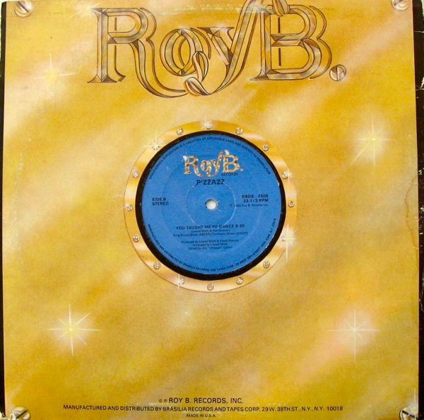 P'zzazz - I Heard It Through The Grapevine / You Taught Me To Dance | Roy B. Records (RBDS-2505) - 4 P'zzazz - I Heard It Through The Grapevine / You Taught Me To Dance | Roy B. Records (RBDS-2505) - 4