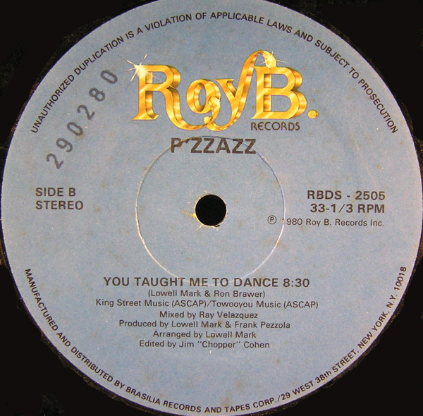 P'zzazz - I Heard It Through The Grapevine / You Taught Me To Dance | Roy B. Records (RBDS-2505) - 2 P'zzazz - I Heard It Through The Grapevine / You Taught Me To Dance | Roy B. Records (RBDS-2505) - 2