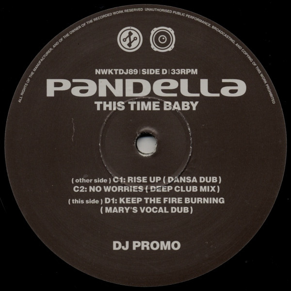 Pandella - This Time Baby | Network Records (NWKTDJ89) - 3