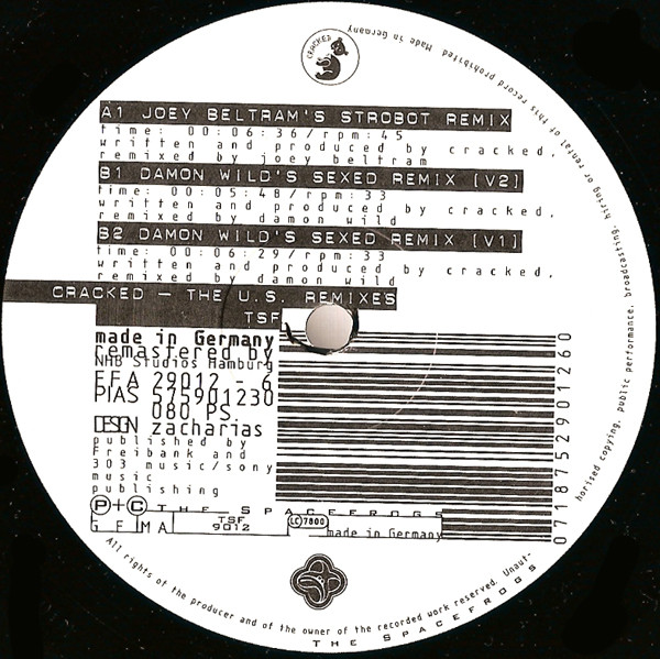 Cracked - The U.S. Remixes | The Spacefrogs (TSF 9012) - 3 Cracked - The U.S. Remixes | The Spacefrogs (TSF 9012) - 3