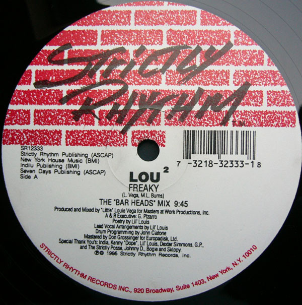 Lou² - Freaky | Strictly Rhythm (SR12333) - main Lou² - Freaky | Strictly Rhythm (SR12333) - main