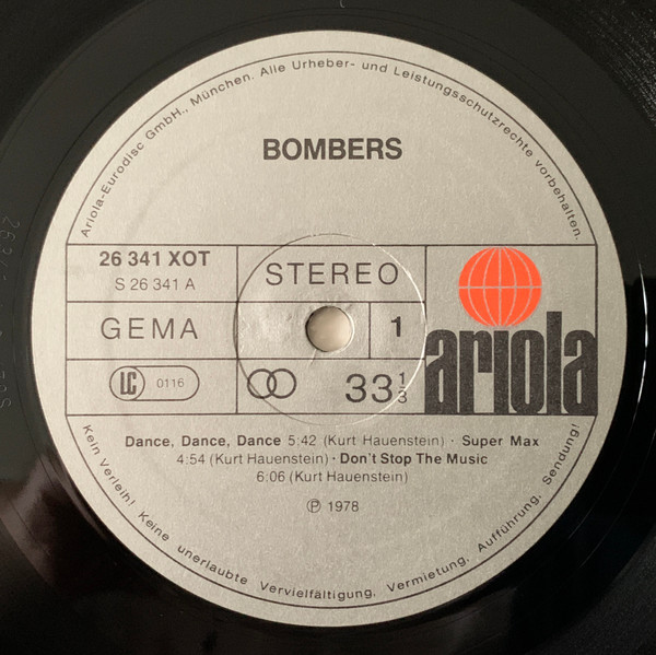 Bombers - Bombers | Ariola (26 341 XOT) - 5