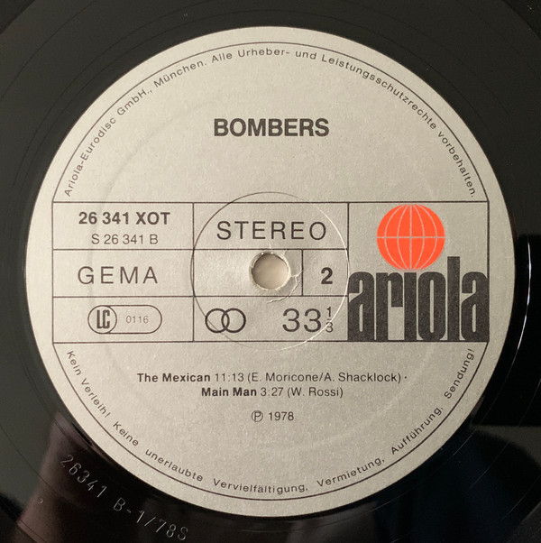 Bombers - Bombers | Ariola (26 341 XOT) - 6