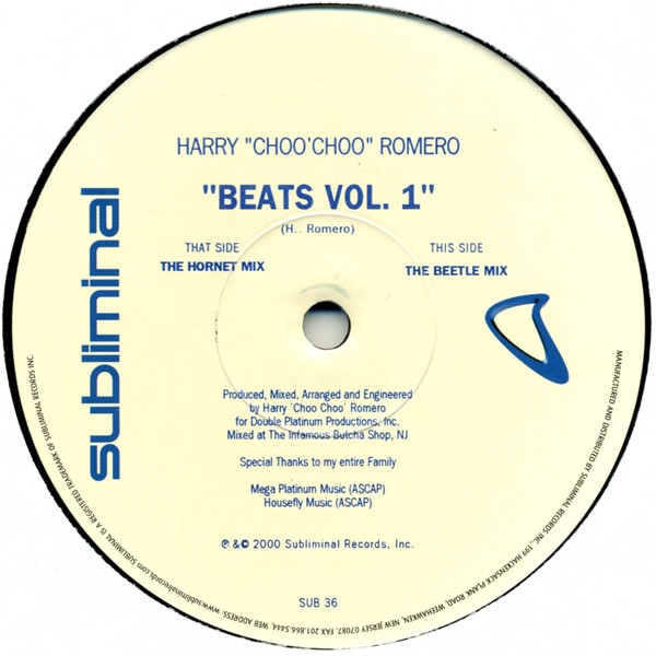 Harry "Choo Choo" Romero - Beats Vol. 1 | Subliminal (SUB 36) - 2
