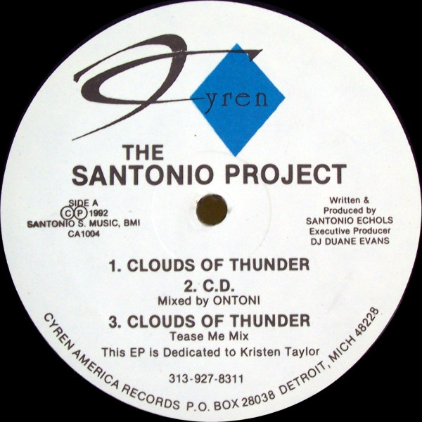 The Santonio Project - Clouds Of Thunder | Cyren America Records (CA1004)