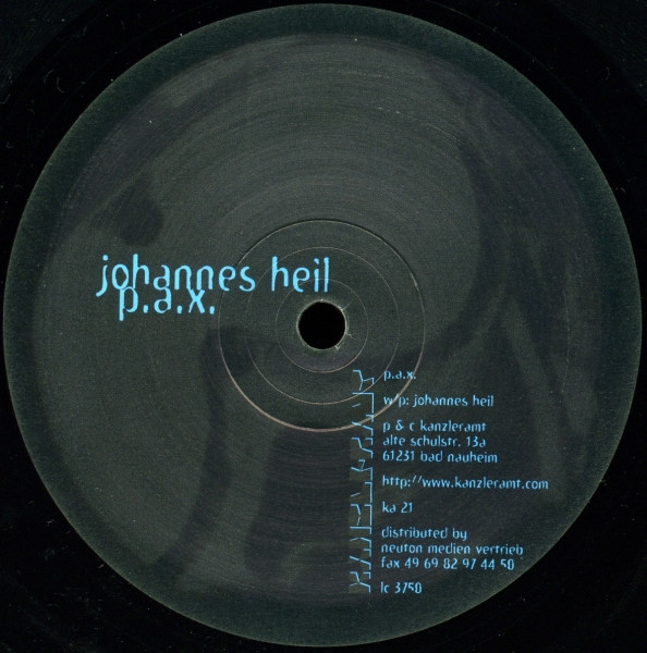 Johannes Heil - P.A.X. | Kanzleramt (ka 21)