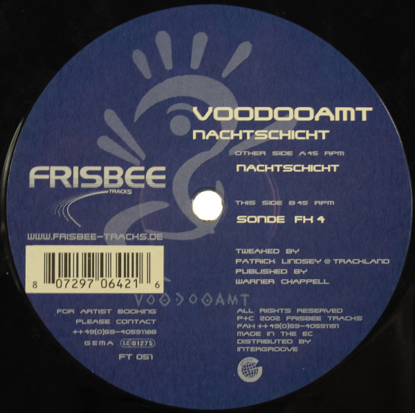 Voodooamt - Nachtschicht | Frisbee Tracks (FT 051) - 2