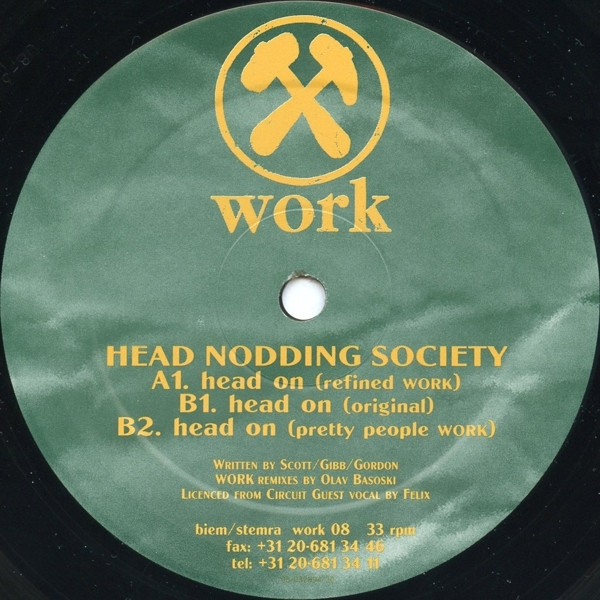 Head Nodding Society - Head On | Work Records (work 08) - 2