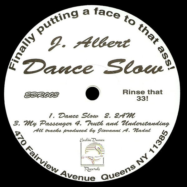 J. Albert - Dance Slow | Exotic Dance Records (EDR 003) - main J. Albert - Dance Slow | Exotic Dance Records (EDR 003) - main