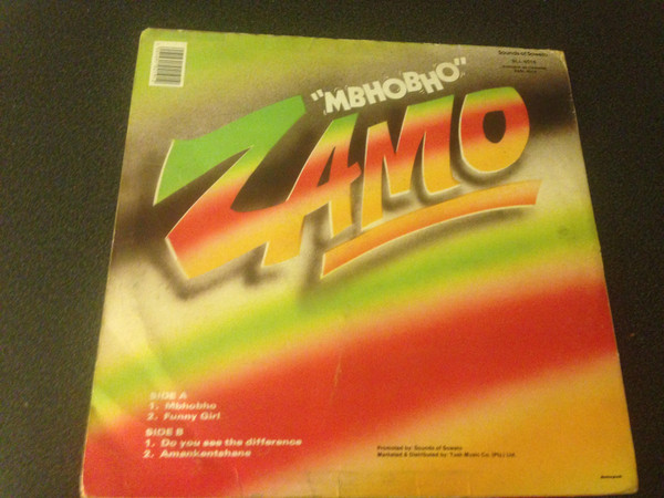Zamo - Mbhobho | Sounds Of Soweto (SLL 4016) - 2 Zamo - Mbhobho | Sounds Of Soweto (SLL 4016) - 2