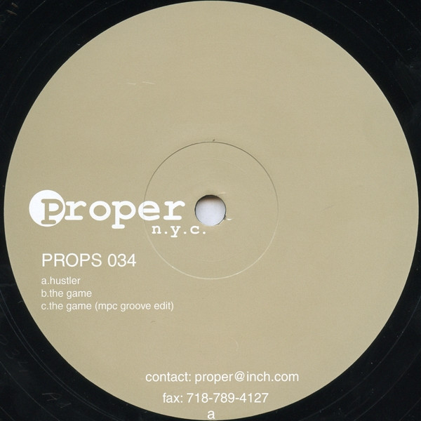 Steve Stoll - Hustler EP | Proper N.Y.C. (PROPS 034) - main