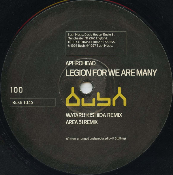 Aphrohead - Legion For We Are Many | Bush (Bush 1045) - 2 Aphrohead - Legion For We Are Many | Bush (Bush 1045) - 2