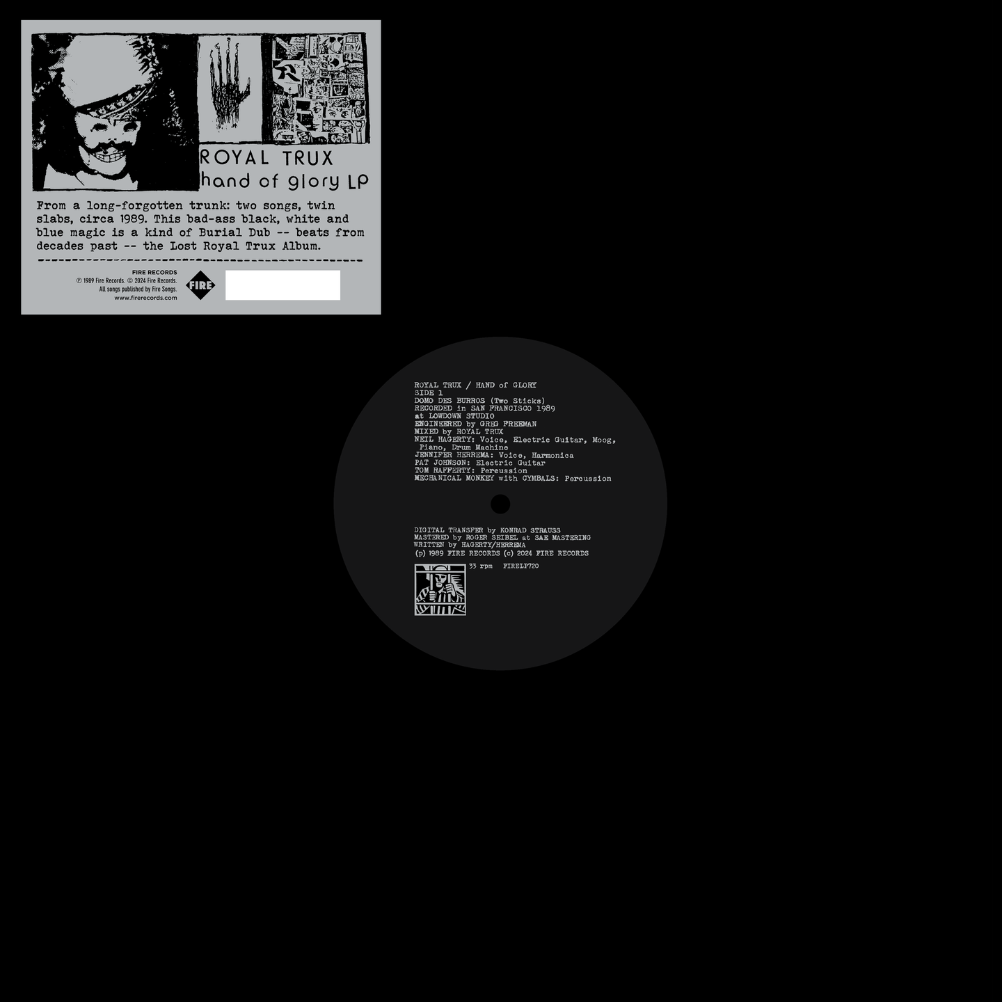 Royal Trux - Hand Of Glory | Fire Records (FIRELP720) - main